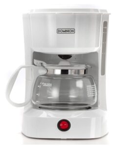 white coffee maker